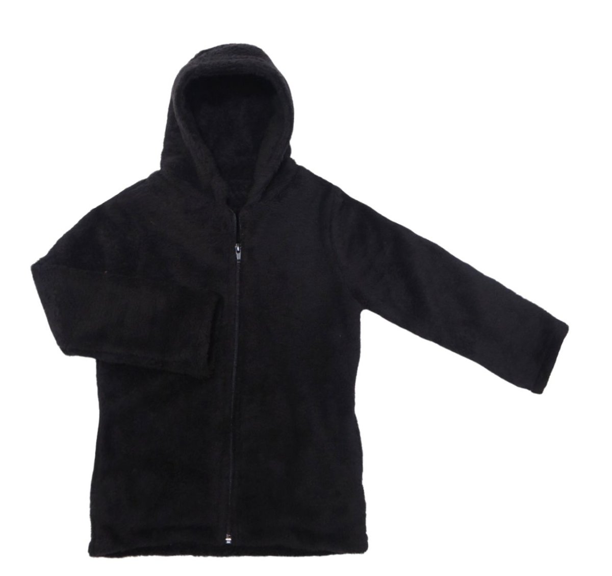 Campera Peluda Con Capucha