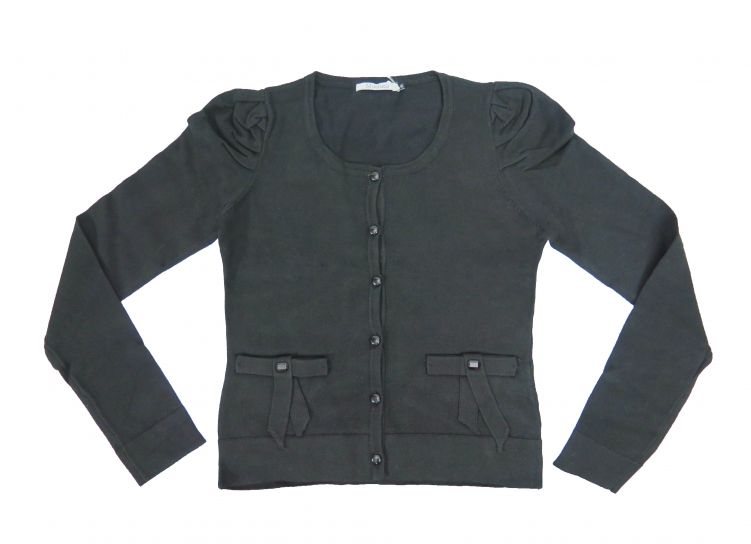 Saco Bremer Liso Bolsillo Con Moño