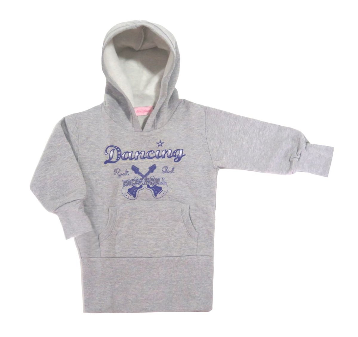 Buzo Frizado  Estampado "Dancing" Con Capucha