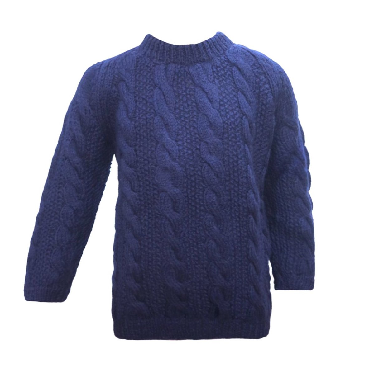 Pullover Sweater Tejido liso en ocho a mano