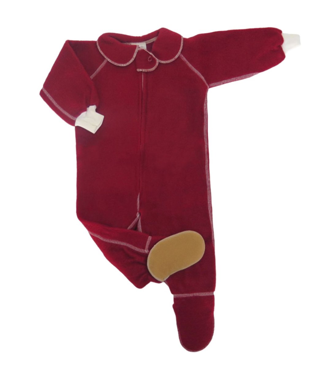 Enterito de Polar con Pie Cuello Baby Liso