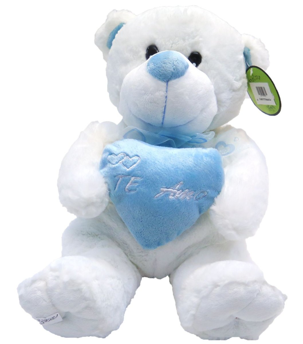 Oso de Peluche con Moño y Corazon "Te Amo"