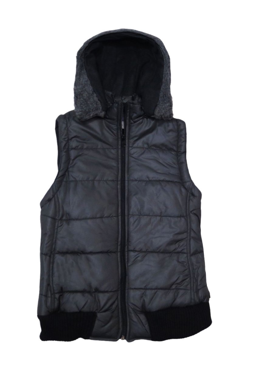 Chaleco de Microfibra Polar Interior - Capucha con Piel