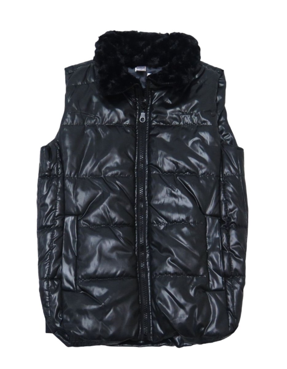 Chaleco Abrigo Cuello con Piel