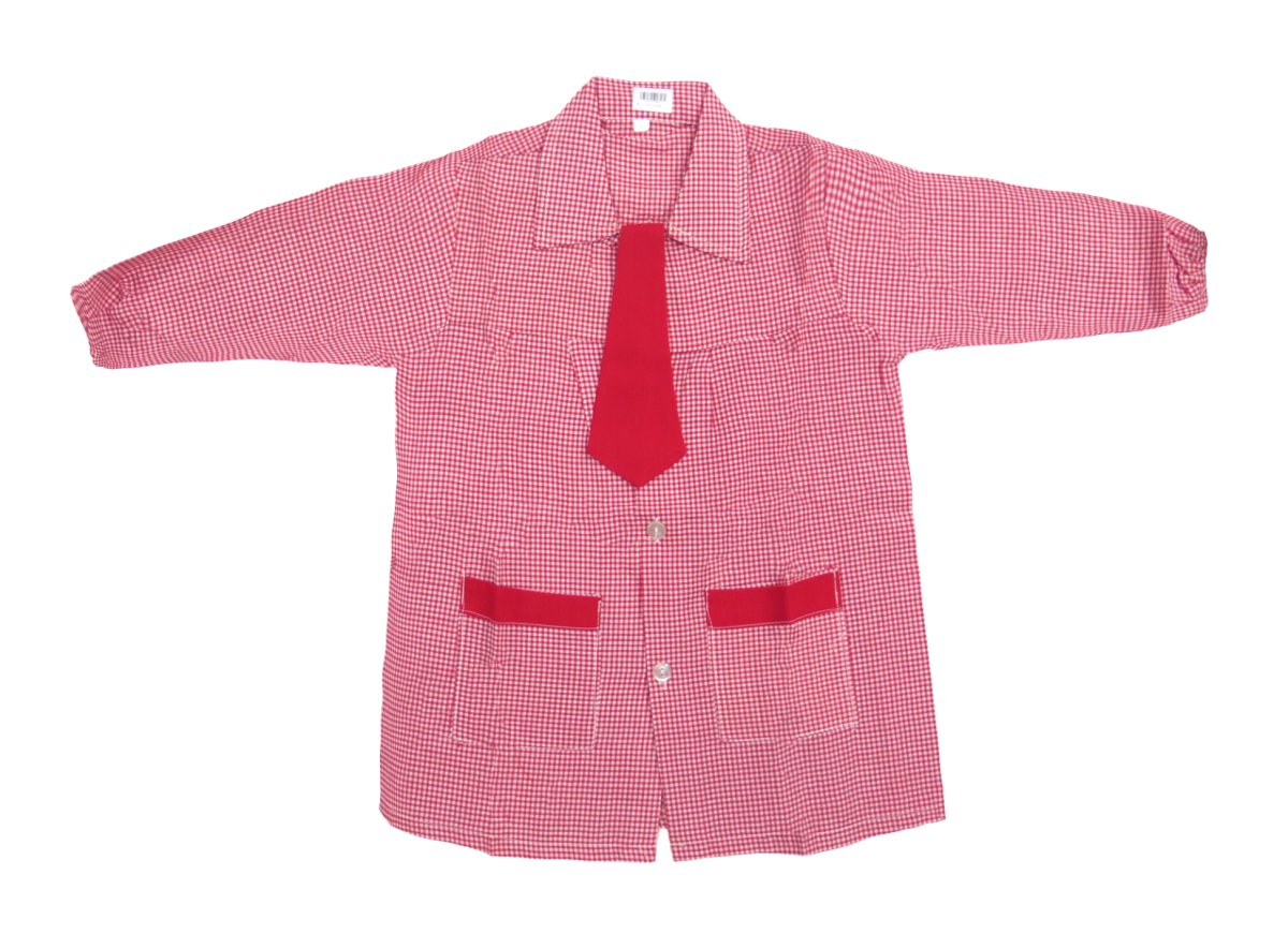 Pintor Cuadrille con Corbata Abotonado Adelante