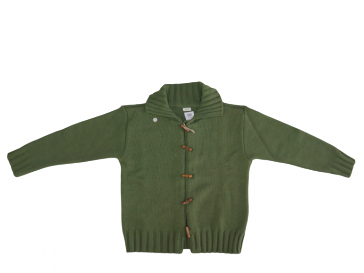 Saquito Tejido con Botones de Madera