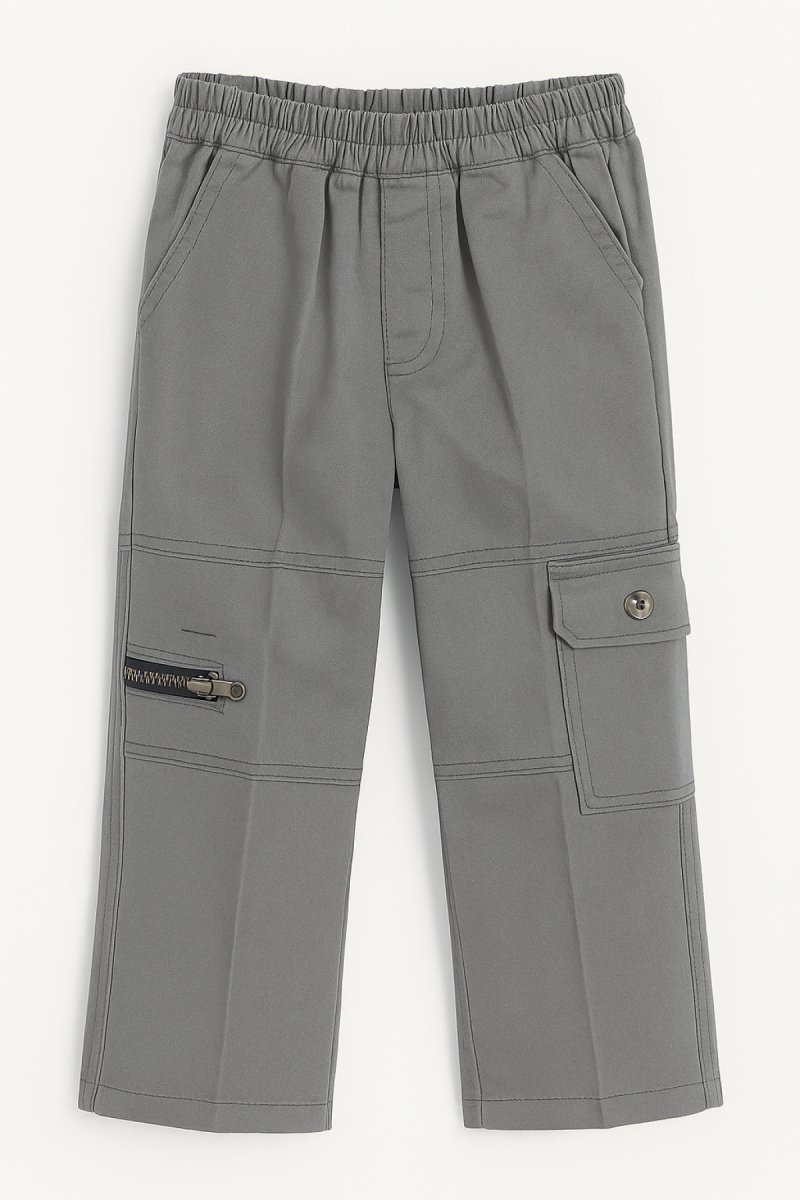 Pantalon Gabardina Cargo Recto