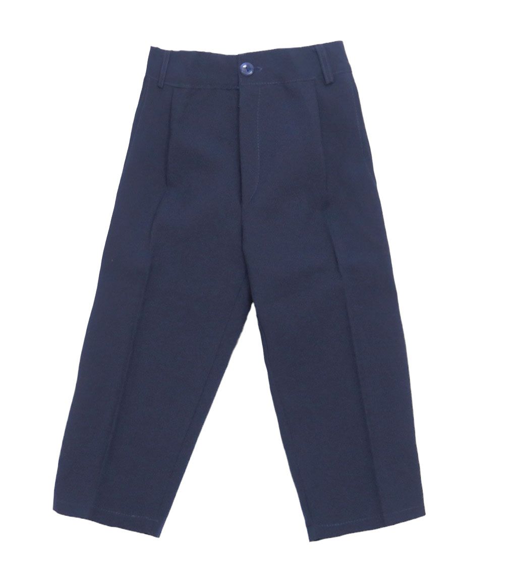 Pantalon Tela Mecanica Con Pinza Y Cintura Elastizada