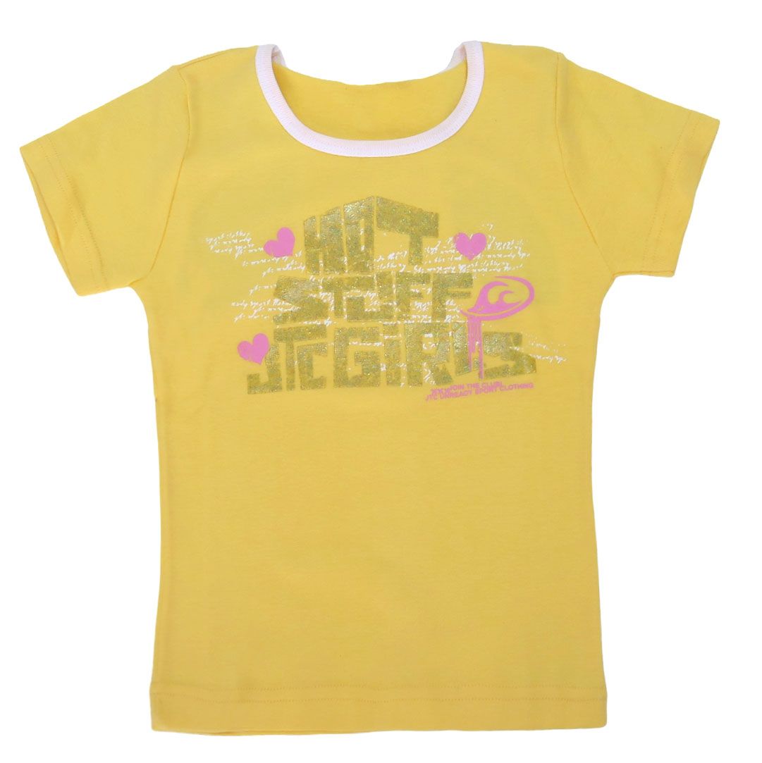 Remera Manga Corta Estampado con Glitter