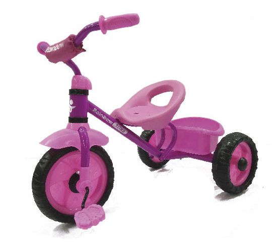 triciclo con ruedas de goma