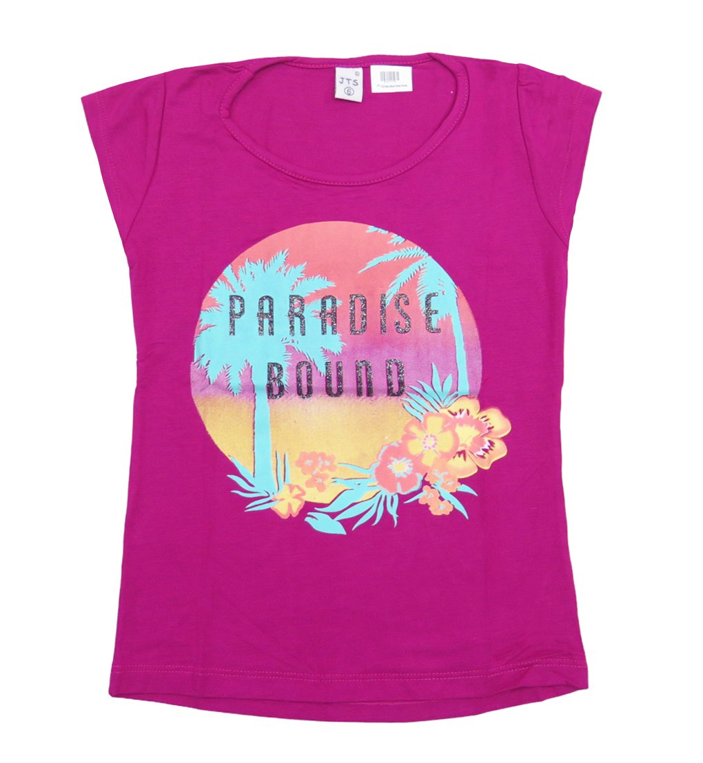 Remera Nena Paradise Viscosa M/C