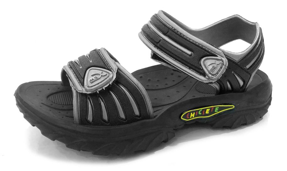 Sandalia de Goma con Doble Velcro
