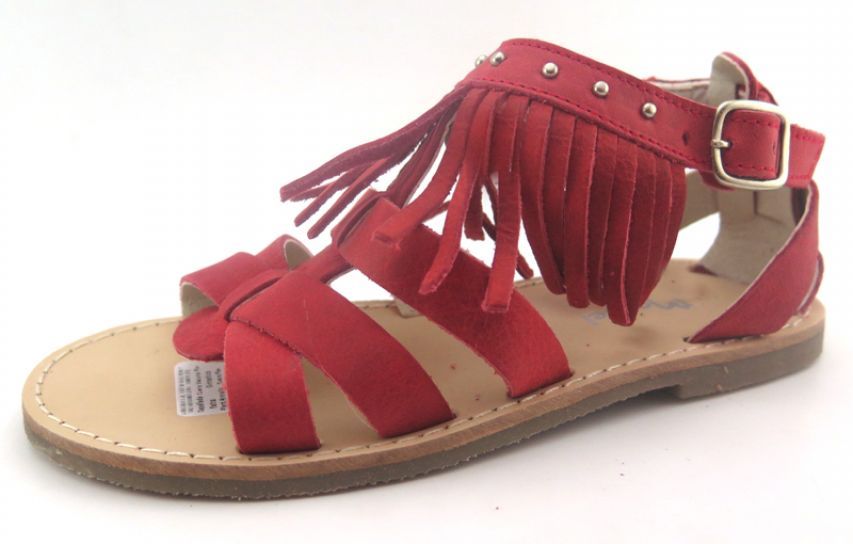 Sandalias Romanas Flecos y Tachas Hebilla - Outlet