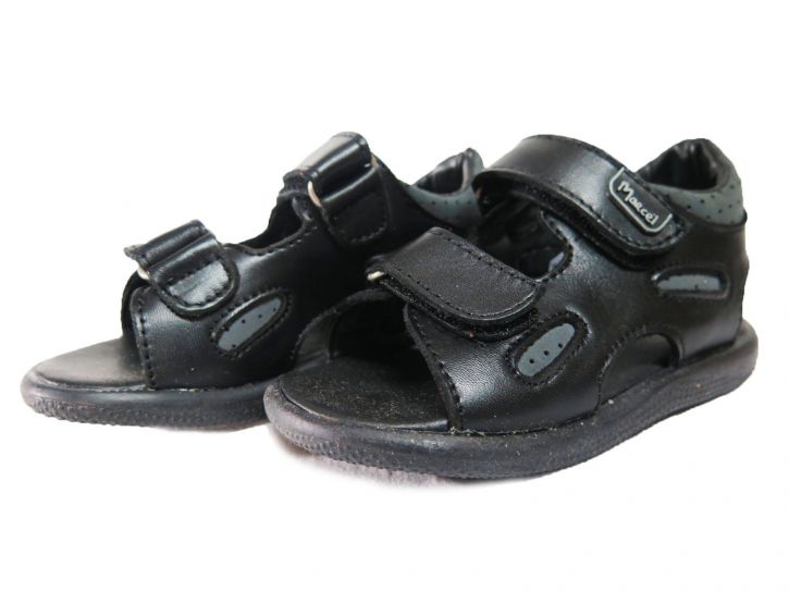 Sandalia de Vestir Varon con Doble Velcro