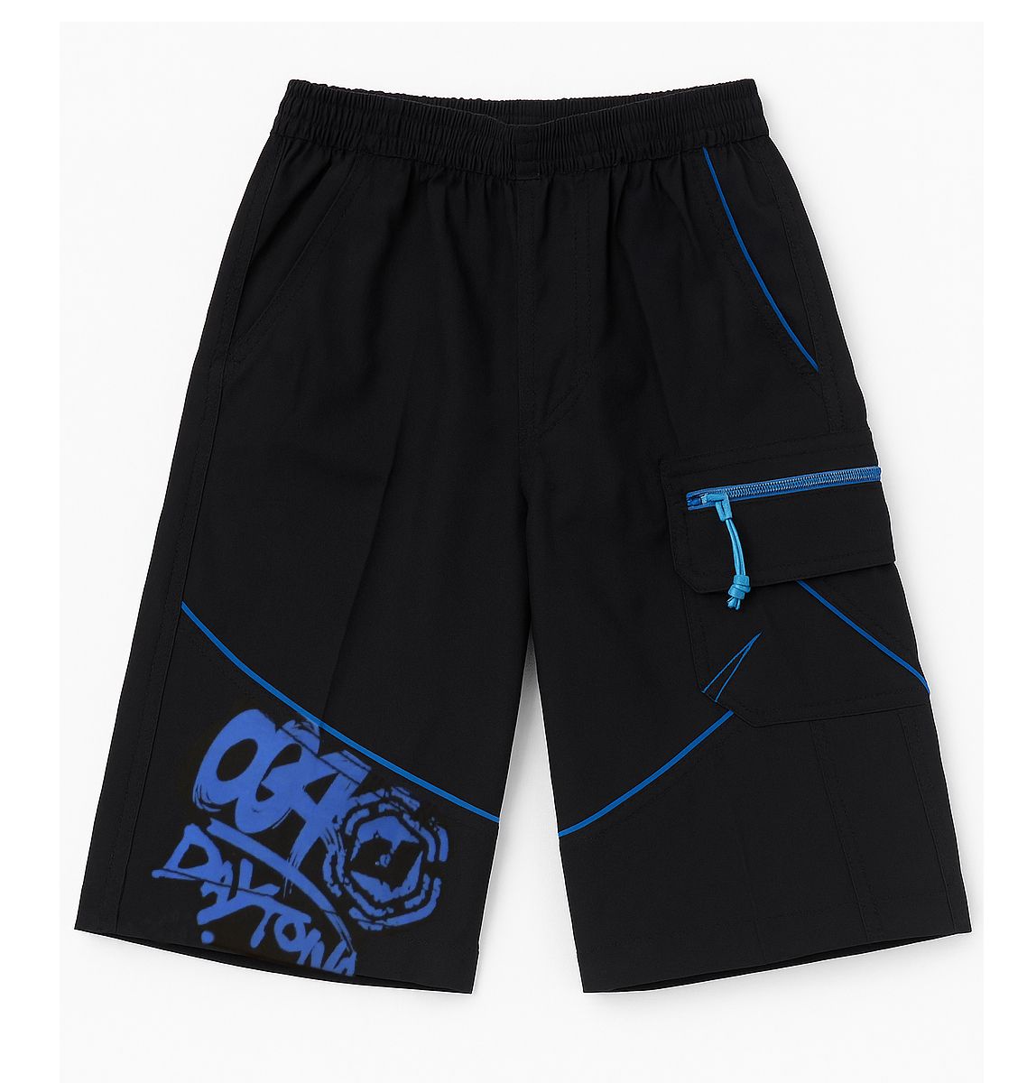 Bermuda Gabardina Con Cintura Elastizada