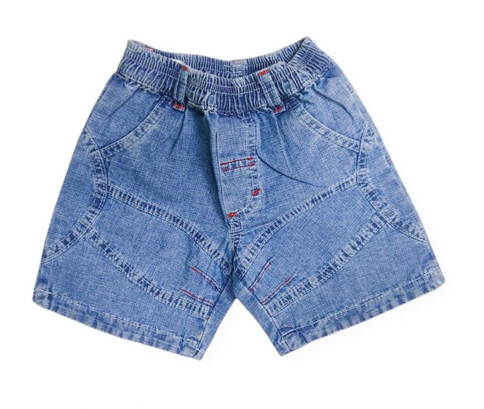 Bermuda de Jean con Cintura Elastizada