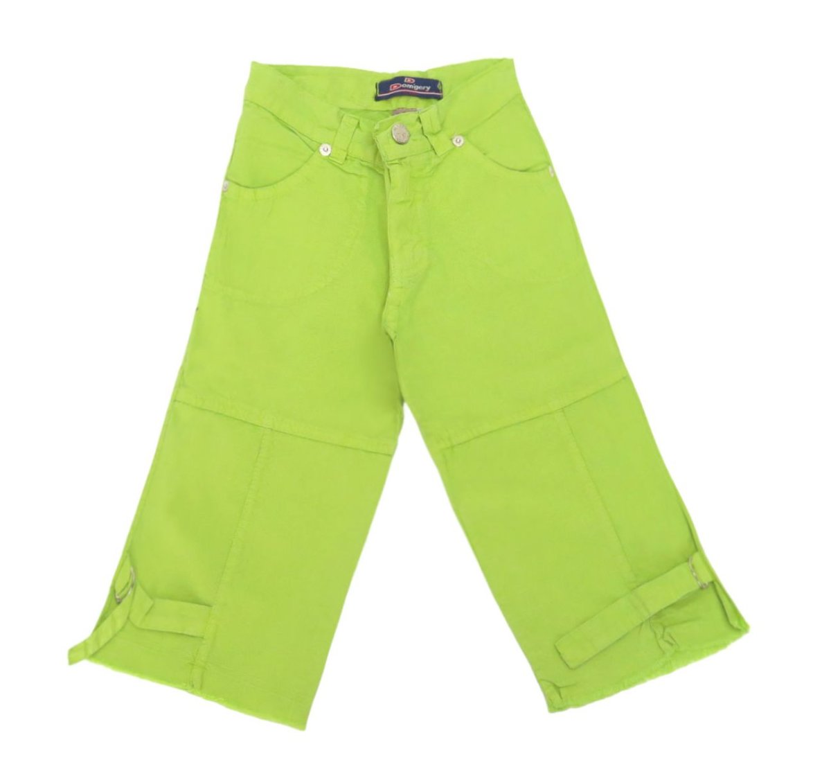 Pescadora de Tela con Bolsillos y Hebillas