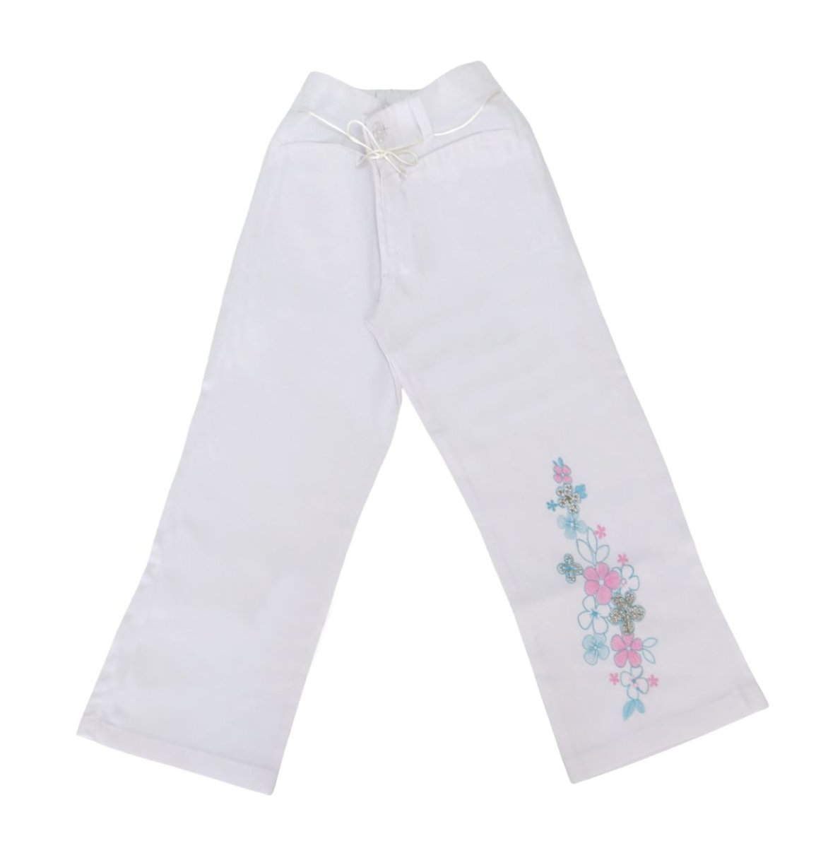 Pescadora de Pique con Flores Bordadas