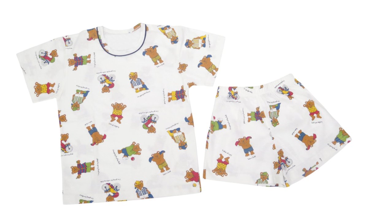 Pijama Verano Ositos Grandes Manga Corta