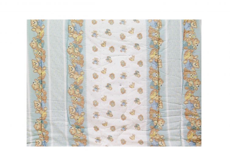 Acolchado Cuna Funcional con Chichonera Estampado Conejo - Oso - Perro