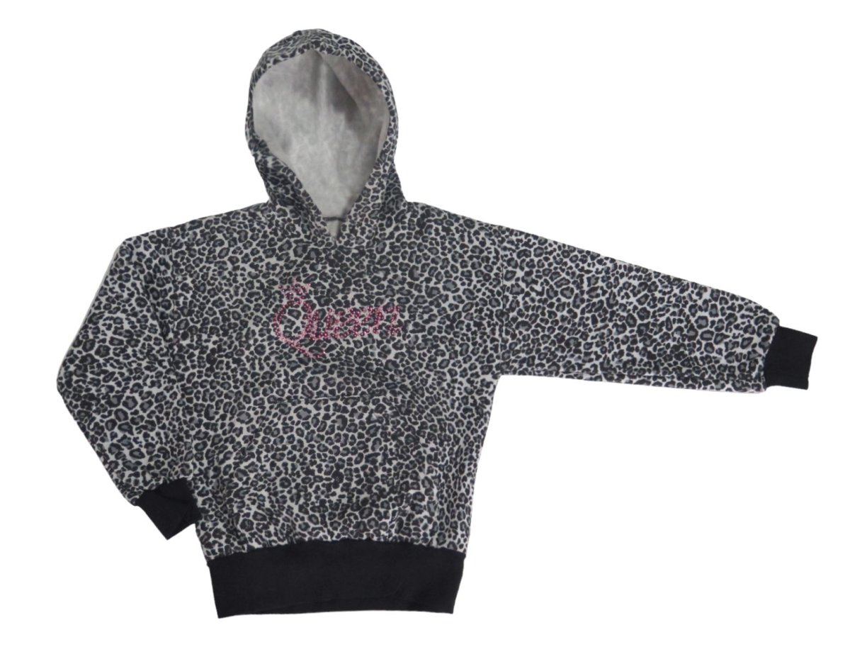 Buzo con Capucha Estampado de Animal Print