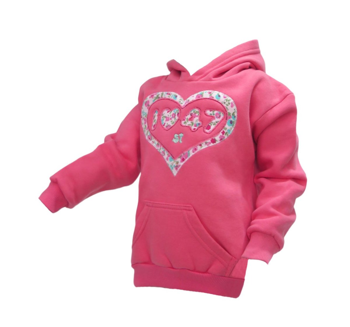 Buzo Frizado Bordado 47 st con Capucha Forrada