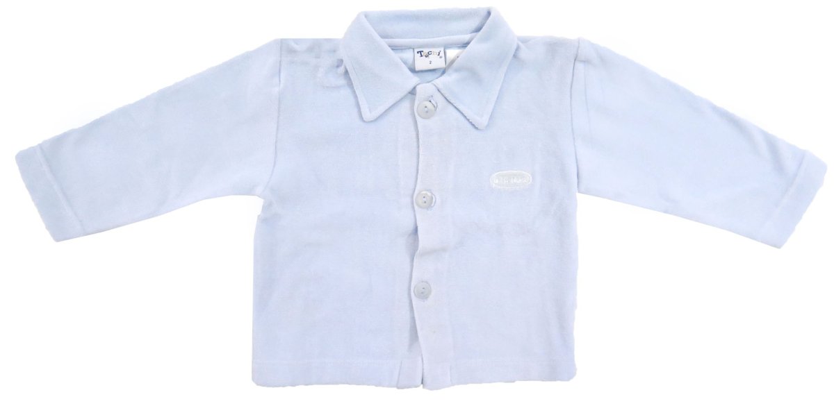 Campera de Plush con Cuello y Botones