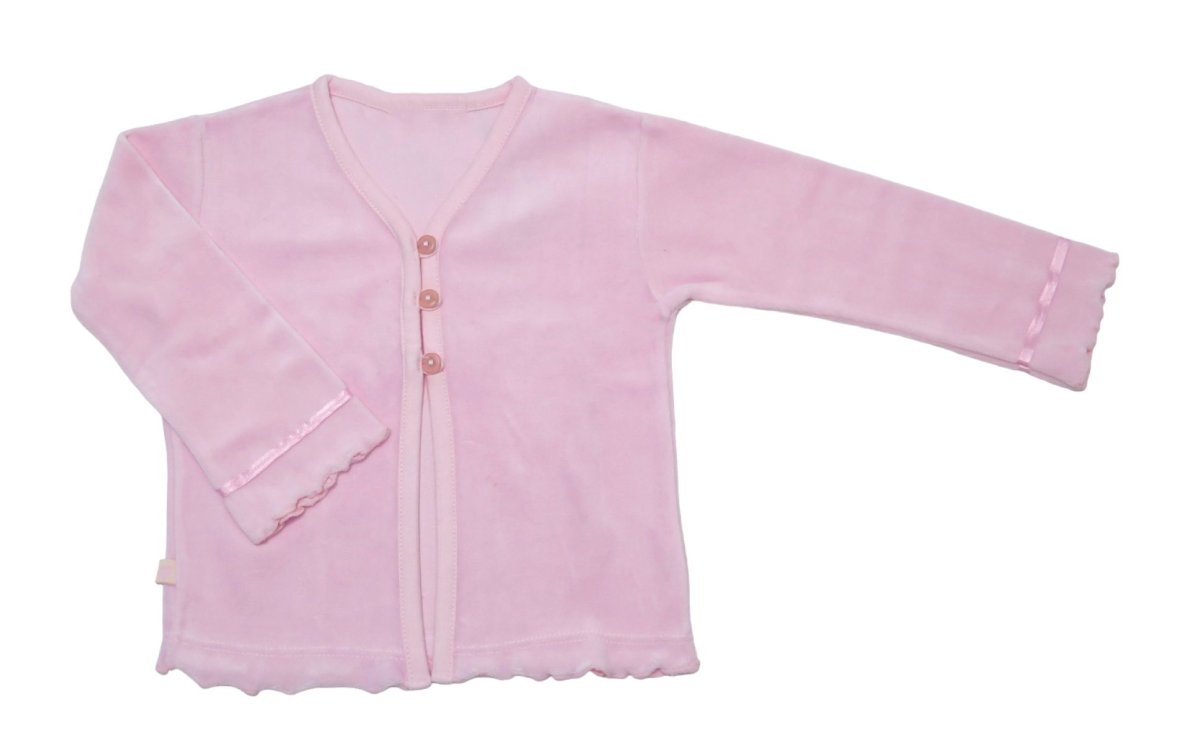 Campera Saquito de Plush con Volados