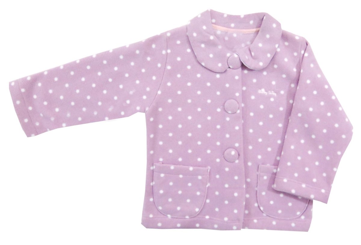 Campera Tapado de Polar Estampado Lunares