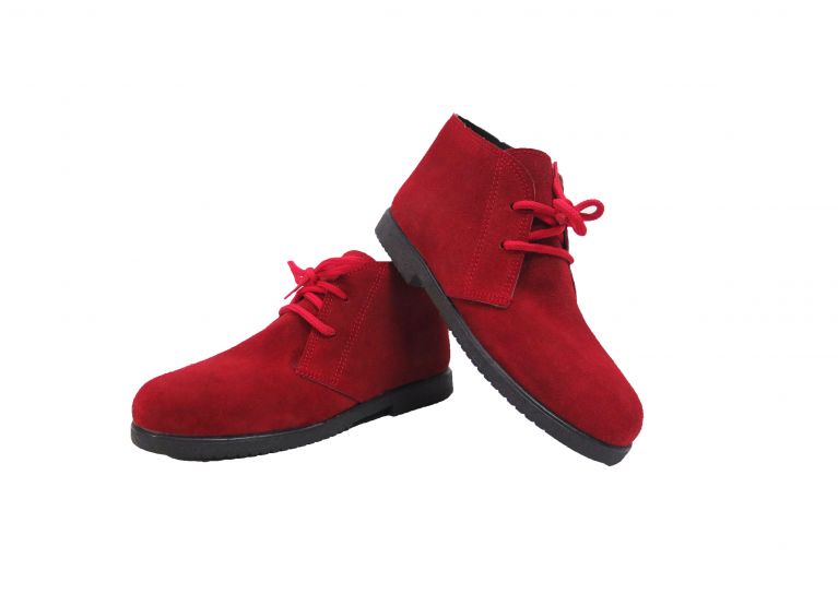 Bota de Gamuza Con Cordon