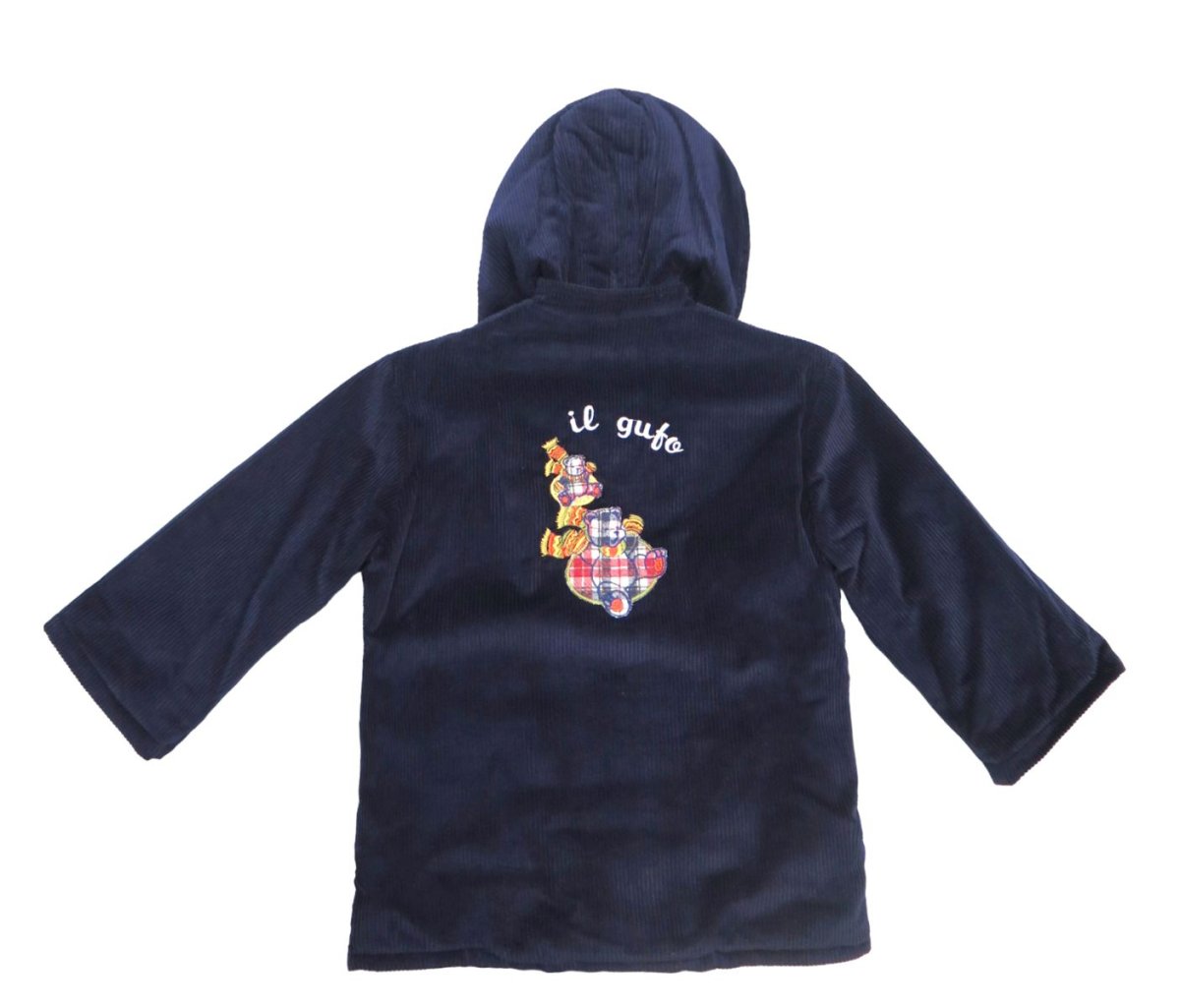 Campera de Corderoy con Capucha Desmontable