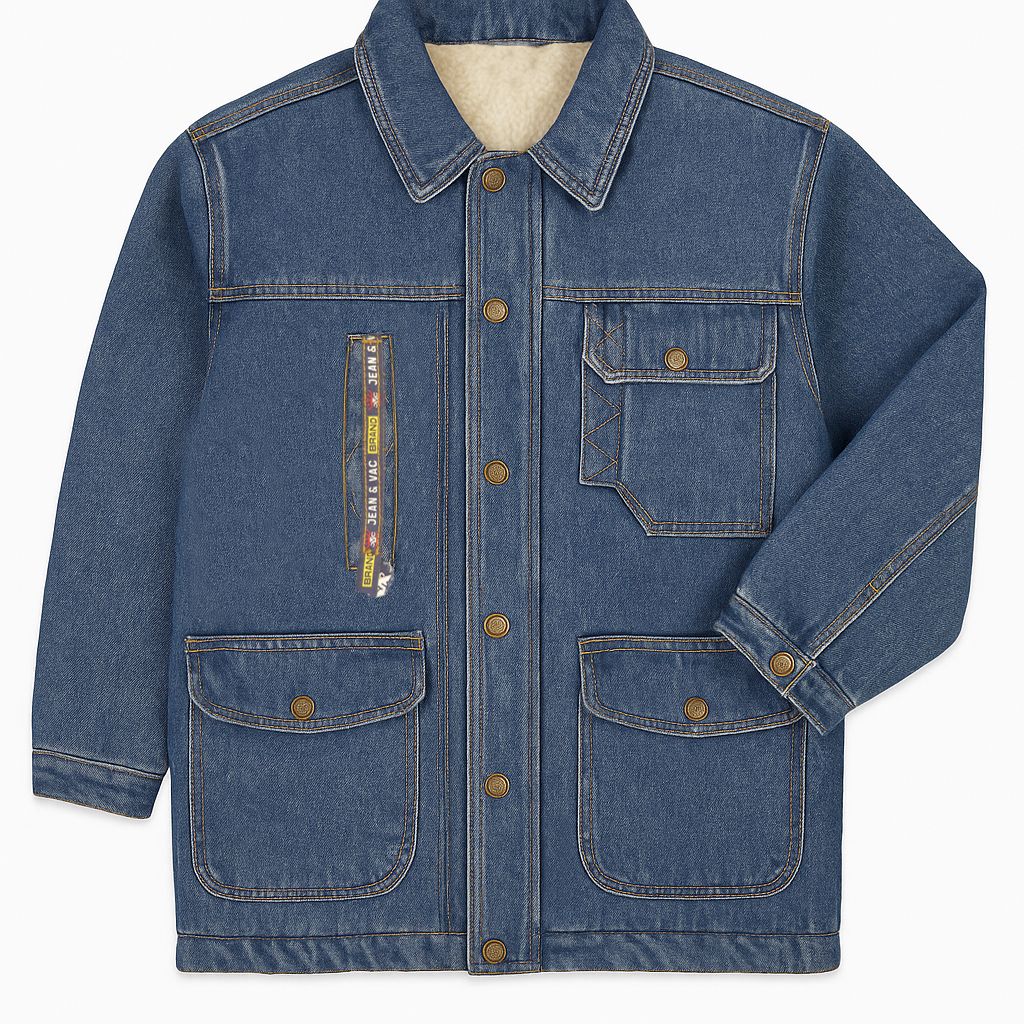 Campera de Jean con Cordero