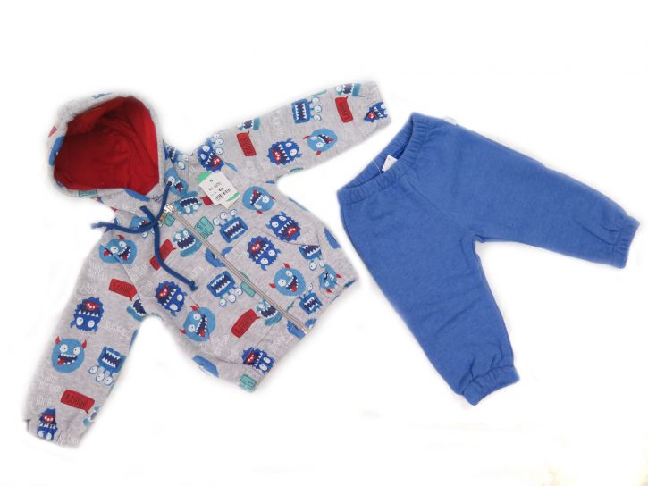 Children S Conjunto Jogging Con Campera Estampado