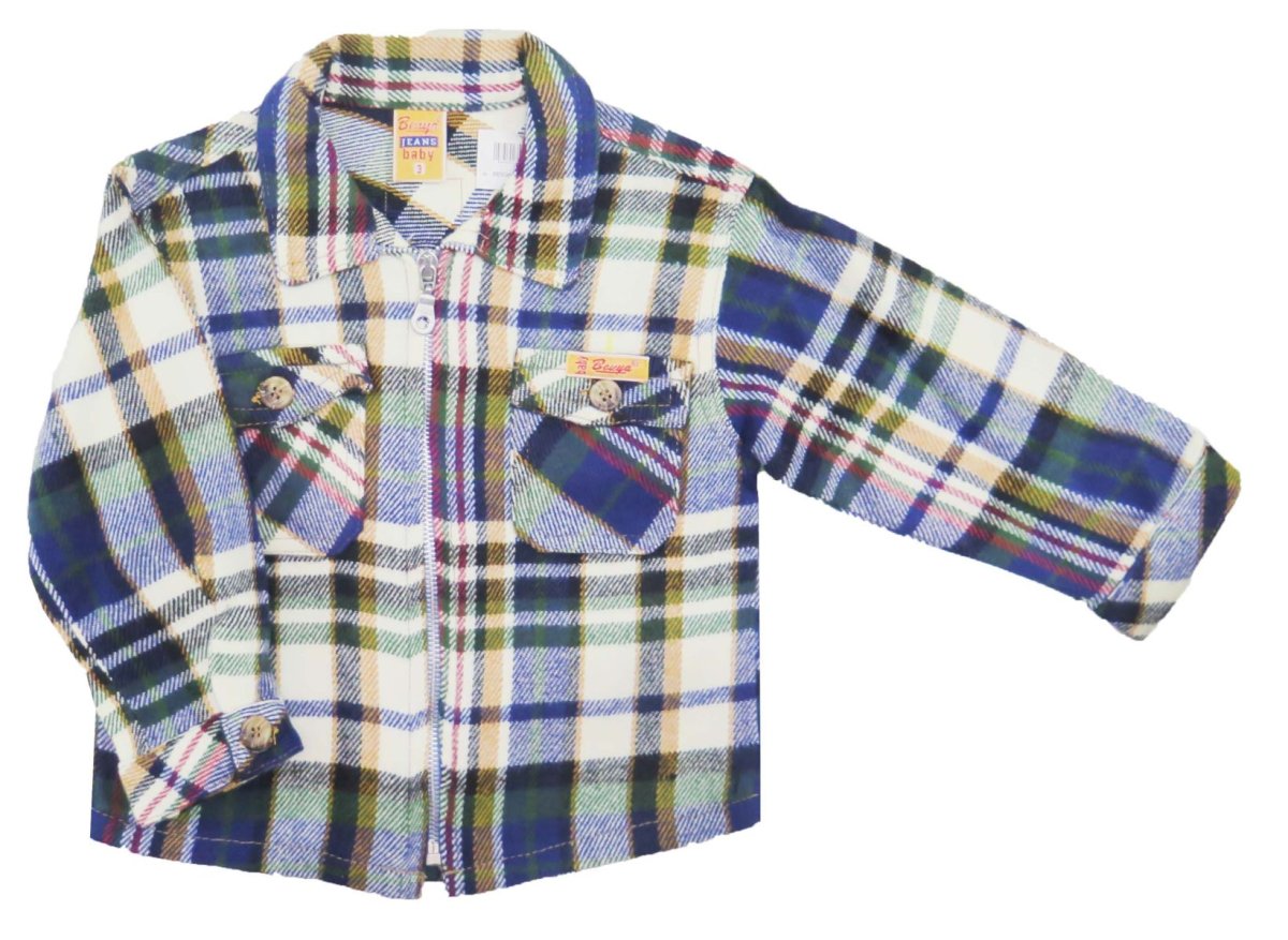 Camisaco Estampado Escoces con Cierre