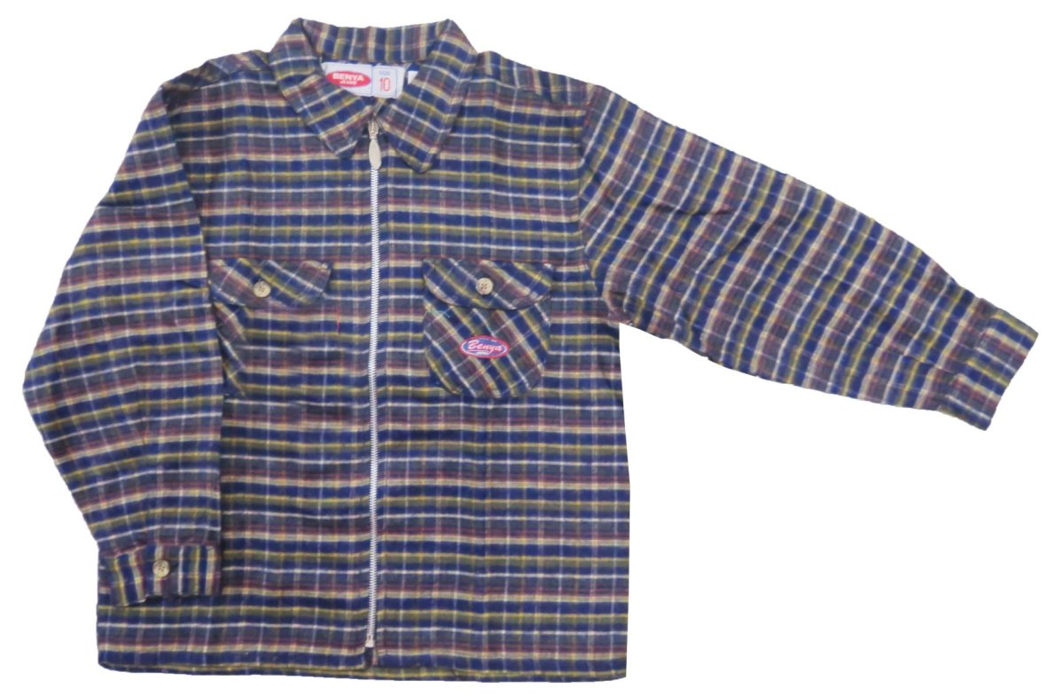 Camisaco Estampado Escoces con Cierre