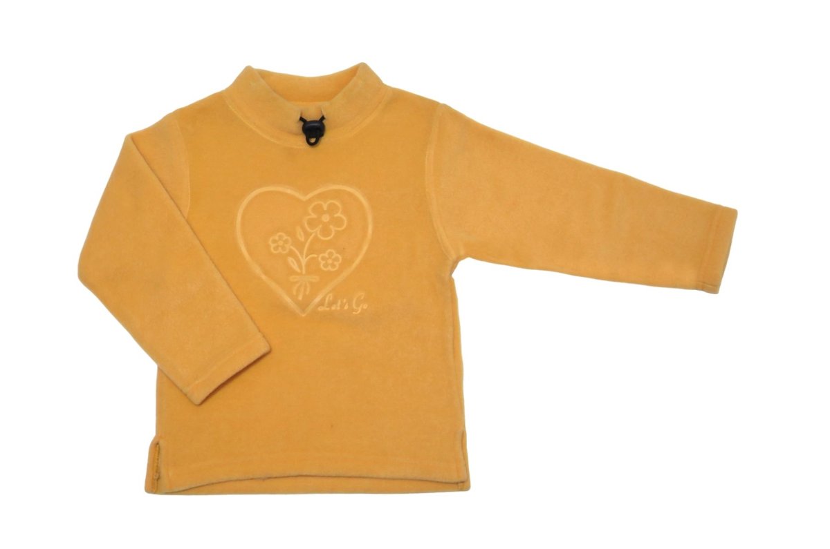 Buzo Polar Con Flores Labradas