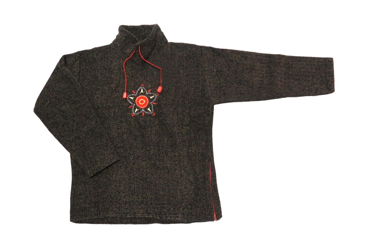 Buzo Polar Tipo Towell con Sol Bordado