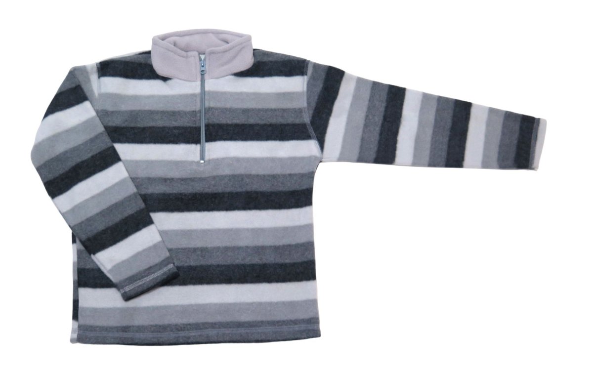 Buzo Polar Rayado con Cierre