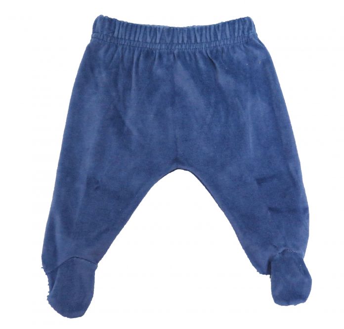 Medio Osito Plush con Pie con Bordado en la Cola