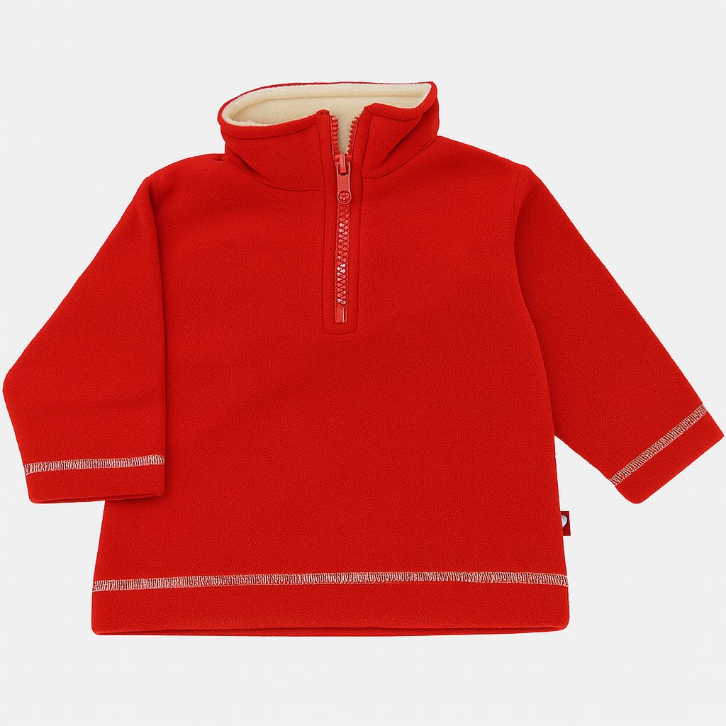 Buzo Polar Liso con Cierre