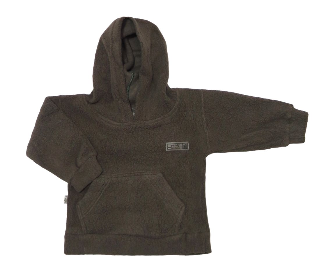 Buzo Polar con Capucha Liso