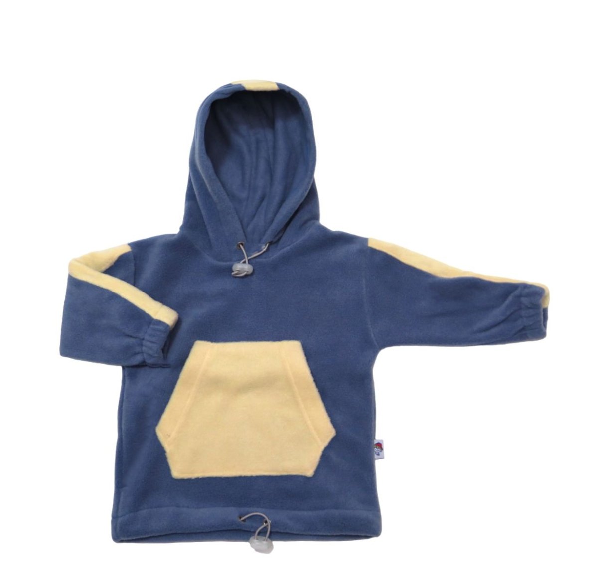 Buzo Polar Combinado con Capucha