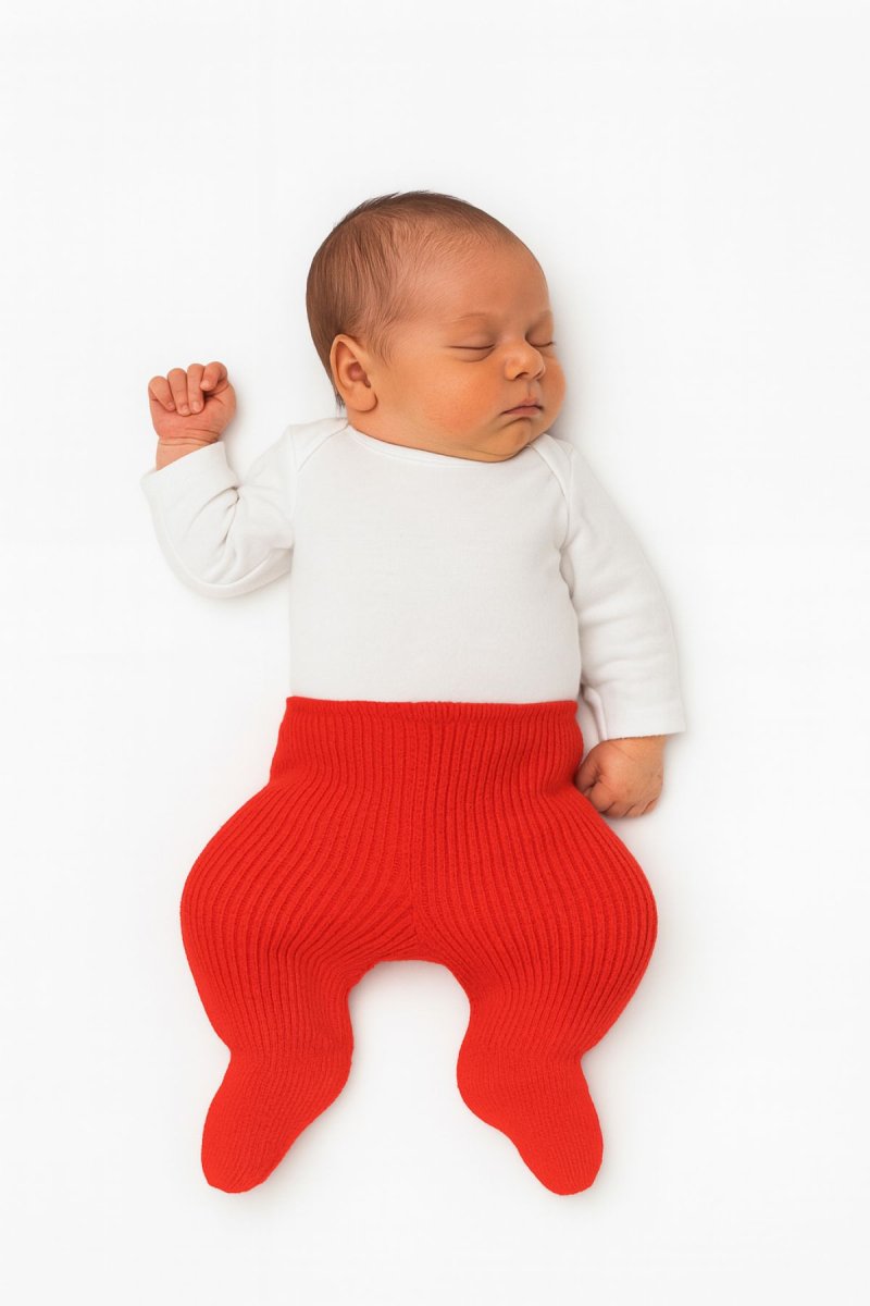 Medio Osito Tejido Punto Ingles Con Pie