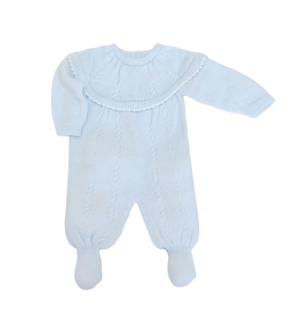 Enterito Tejido con Pie y Cinta