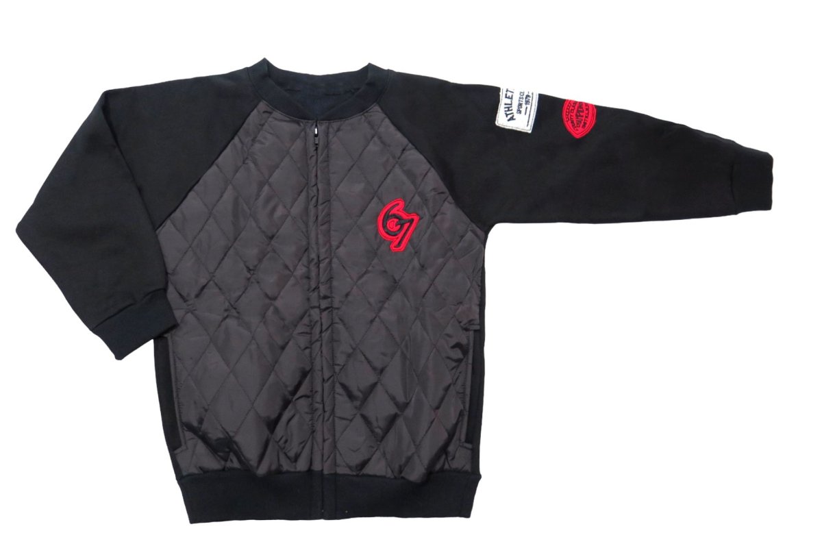 Campera Matelasse Frizada Varón Sin Capucha