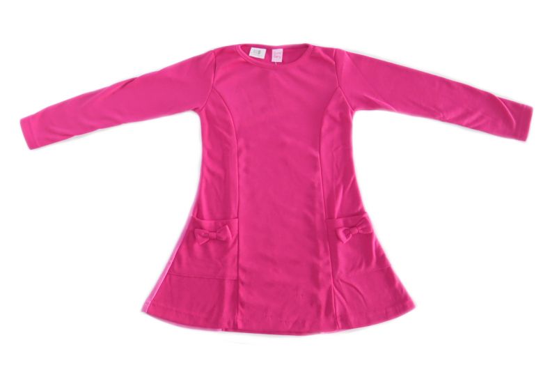 Vestido Manga Larga Frizado