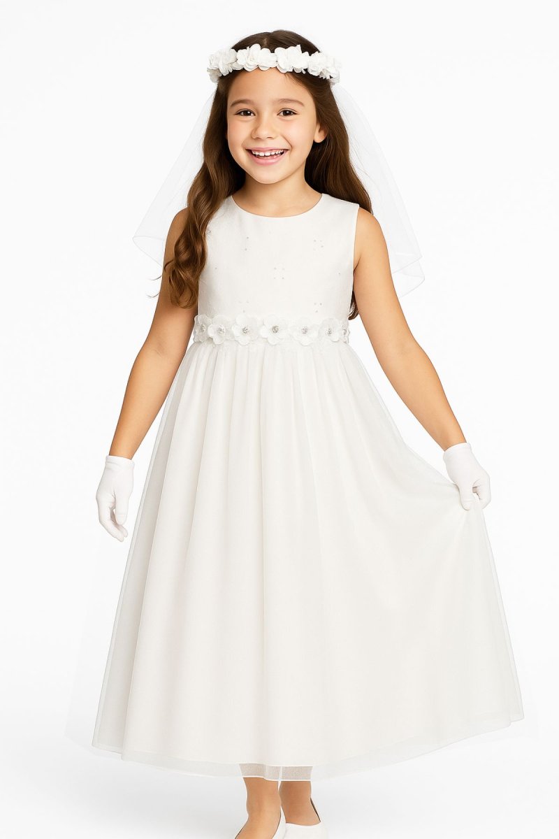 Vestido de Cortejo sin Manga con Strass