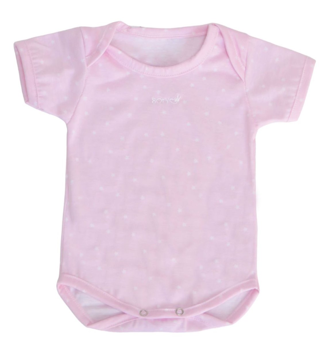 Body Manga Corta Estampado Estrellas