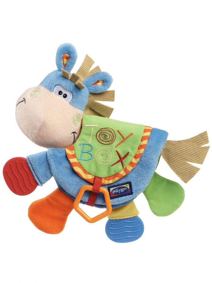 Libro Didactico de Tela Bebe - Clip Clop Con Chifle