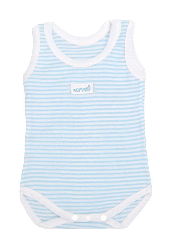 Body sin Mangas Estampado Rayado